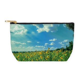 Field of Sunflowers Makeup Bag