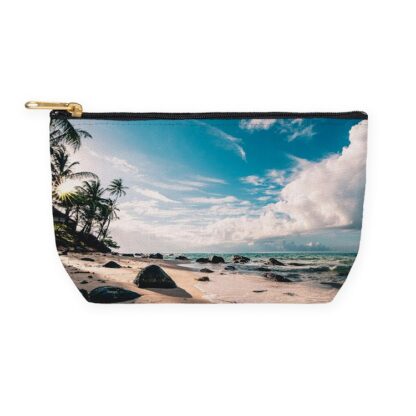 Tropical Beach Makeup Bag