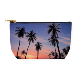 Palm Trees in the Sunset Makeup Bag