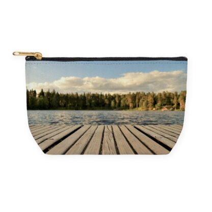 Dock at a Lake Makeup Bag