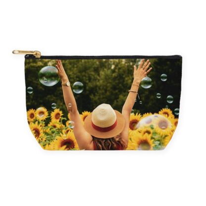 FIeld of Sunflowers Makeup Bag