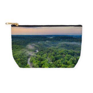 River Through a Forest Makeup Bag