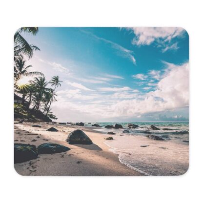 Tropical Beach Coastline Mouse Pad